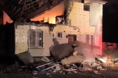 Konya’da ev yangını