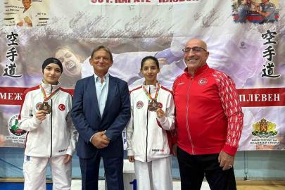 Körfezli karateciler Plevne Kupası’nda zirveye çıktı