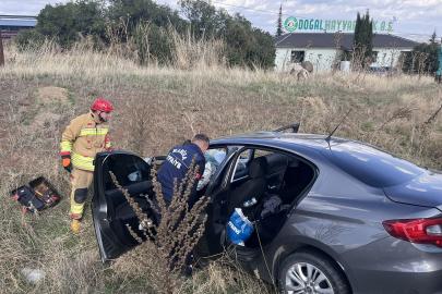 Kula’da otomobil tıra arkadan çarptı:1 yaralı