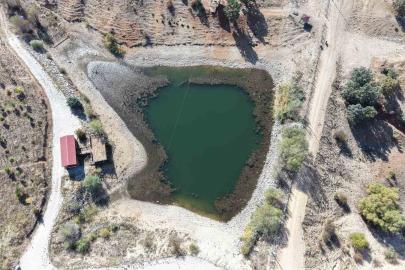Kuraklık etkili oldu, göletlerde su seviyesi düştü