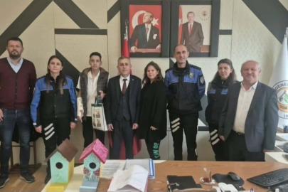 Kuş evleri Kütahya Orman Bölge Müdürlüğü’ne teslim edildi