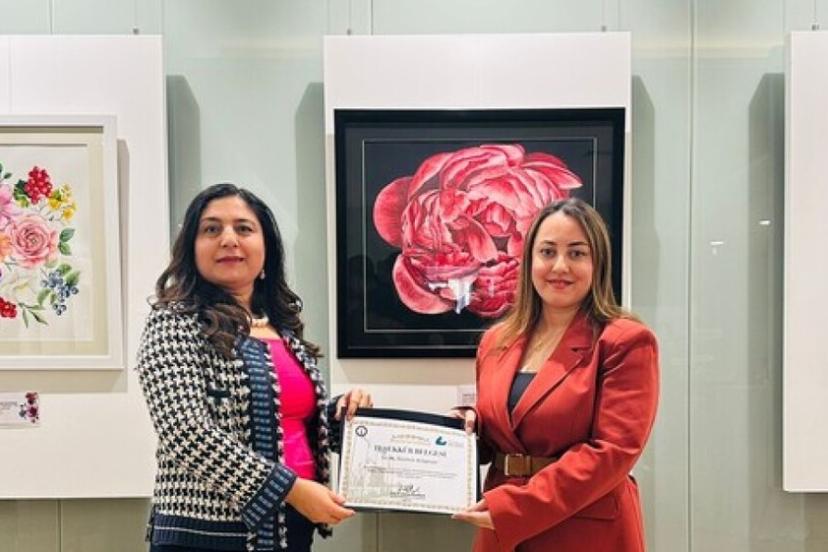 Kütahya’da "Doğanın Pulu: Botanik Sanatı" sergisi sanatseverlerle buluştu