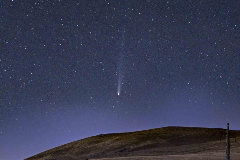 Lemmon kuyruklu yıldızı Bitlis semalarında parladı