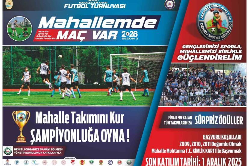 Mahallemde Maç Var turnuvasında üçüncü sezonun başvuruları başladı