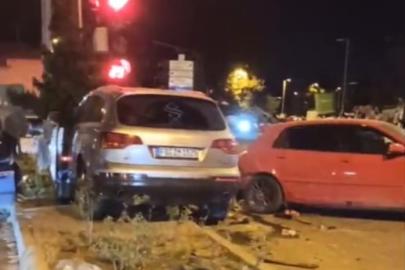 Malatya’da 7 kişinin yaralandığı kaza kamerada