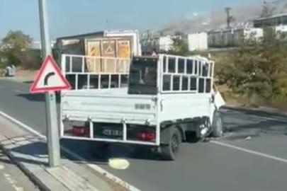 Malatya’da hafriyat kamyonu ile kamyonet çarpıştı: 1 ölü