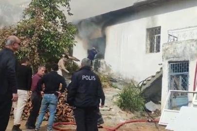 Malatya’da korkutan ev yangını