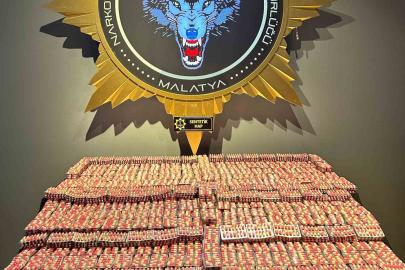 Malatya’da torbacı operasyonu: 22 bin 440 hap ele geçirildi