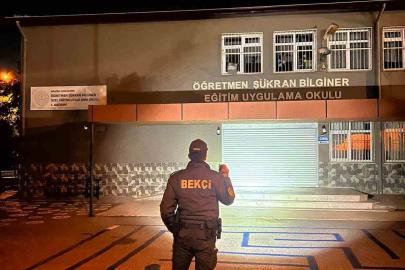 Manisa’da okul çevrelerinde gece denetimi