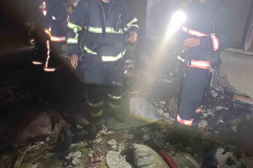 Mardin’de bina yangını: 2 kişi dumandan etkilendi