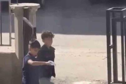 Mardin’de çocuklar çöp bidonuyla halay çekti