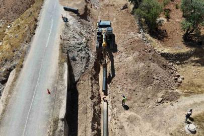 Mardin’de Koyunlu ana isale hattında ilk su verildi
