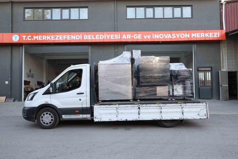 Merkezefendi Belediyesinin 31. mama makinesi Eskişehir’e teslim edildi
