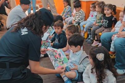 Mersin’de jandarma personeli çocuklarla etkinlik yaptı