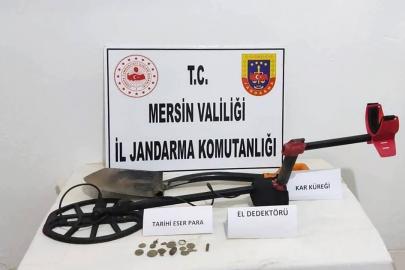 Mersin’de kaçak kazı yapan şahıs suçüstü yakalandı