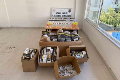 Mersin’de kaçak sigara operasyonu: Binlerce kaçak makaron ve tütün ele geçirildi