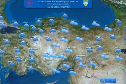 Meteoroloji Genel Müdürlüğü: "Ülke genelinde şiddetli yağışlar görülebilir"