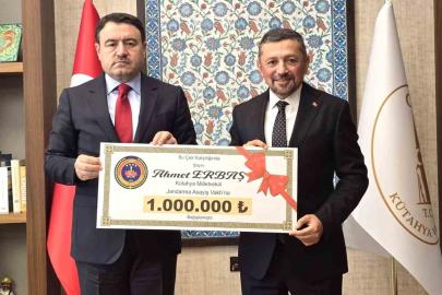 Milletvekili Ahmet Erbaş’tan Jandarma Teşkilatına 1 milyon TL bağış