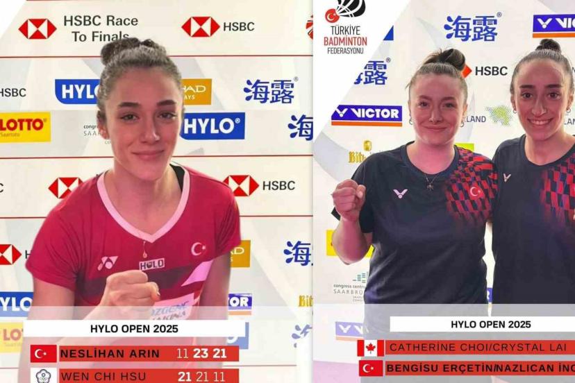 Milli badmintoncular çeyrek finale yükseldi