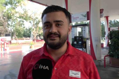 Mizah amaçlı video çekmek isterken 10 TL’sini kargaya kaptırdı