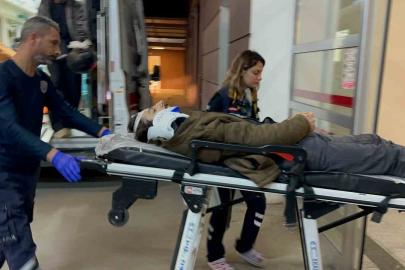 Motosiklet devrildi: 1 yaralı