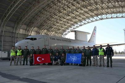 MSB: "Havadan İhbar Kontrol uçağı, 27 Ekim tarihinde NATO hava sahasında Romanya üzerinde görev uçuşu icra etti"