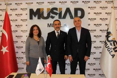 MSKÜ, İİBF Dekanı Görgülü’den MÜSİAD Muğla Şubesine iade ziyareti