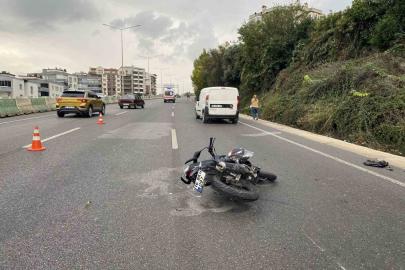 Mudanya’da trafik kazası : 1 yaralı