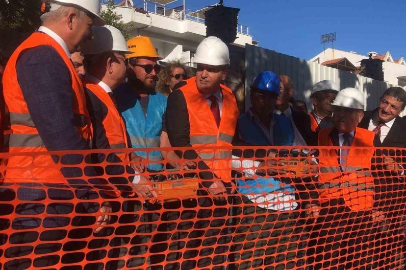 Muğla Valisi Akbıyık, Datça’daki hayırsever okulunun temelini attı