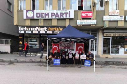 Muş’ta annelerin evlat nöbeti devam ediyor