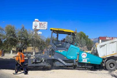 Mut’ta yenilenen yollar ulaşımı rahatlattı