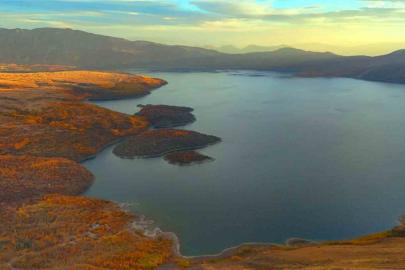 Nemrut Kalderası’ndaki sonbahar güzelliği mest etti
