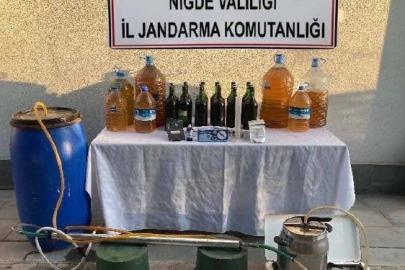 Niğde’de kaçak alkol operasyonu: 195 litre kaçak içki ele geçirildi