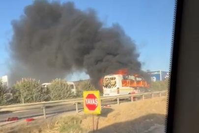 Öğrenci servisinin çarptığı motosikletli feci şekilde hayatını kaybetti