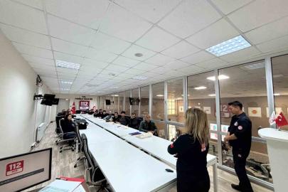 Öğrenciler acil durum süreçlerini yerinde gözlemledi