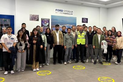 Öğrenciler otomotiv üretimini yerinde gözlemledi