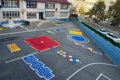 Okul bahçeleri güzelleşiyor