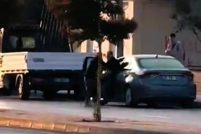 Okul müdürünü üç çocuğunun gözü önünde vurduğu anları kayda aldırdı