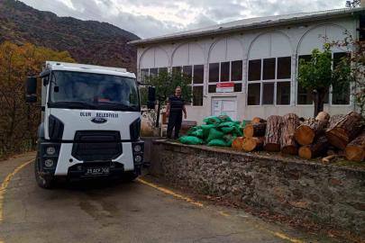 Olur Belediyesi’nden camilere kışlık kömür desteği