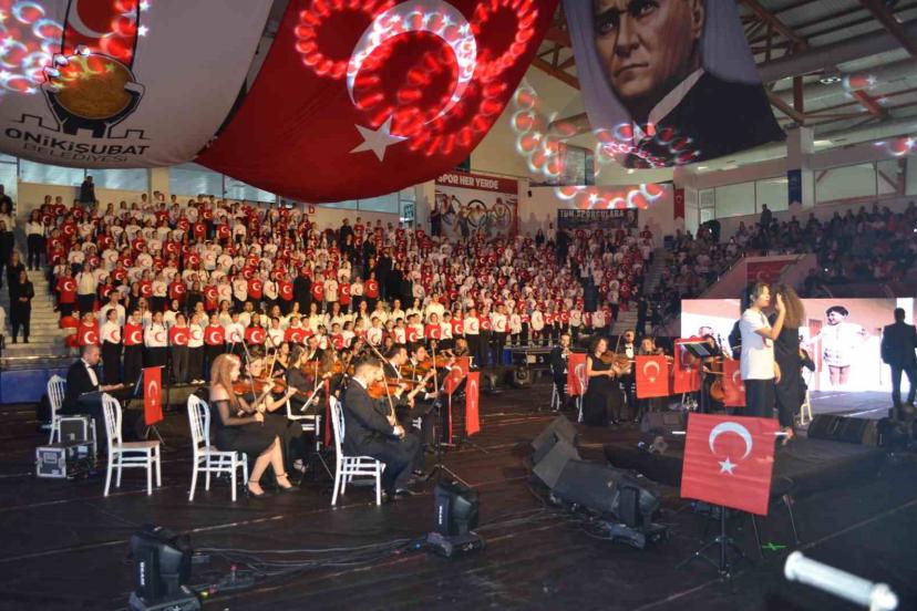 Onikişubat’ta ‘Cumhuriyet’in 1000 Sesi’ konseri