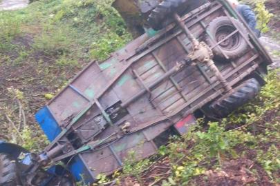 Ordu’da patpat devrildi: 1 ölü