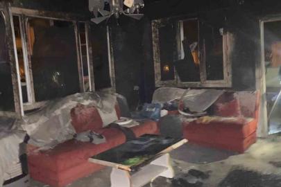 Osmaniye’de evde çıkan yangında 1 kişi dumandan etkilendi