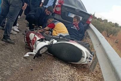 Otomobilin çarptığı motosikletin 79 yaşındaki sürücüsü hayatını kaybetti