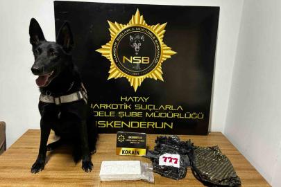 Otomobilin kaputundan 5 buçuk milyon TL’lik uyuşturucu çıktı