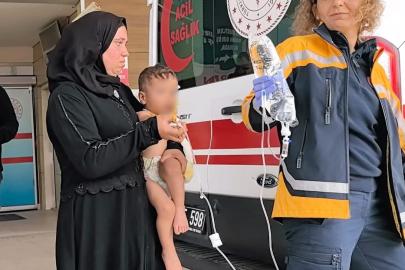 Oyun oynarken ateşe düşen çocuk ağır yaralandı