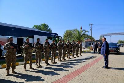 Özel hareket polisleri, dualarla Suriye’ye uğurlandı