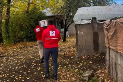 Patnos’ta Türk Kızılay’dan ihtiyaç sahiplerine destek