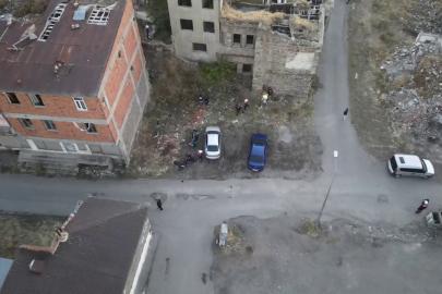 Polisten metruk binalara baskın