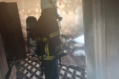 Reyhanlı’da ev yangını