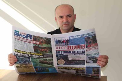 Rize’de yazılı basın tek çatıda birleşti